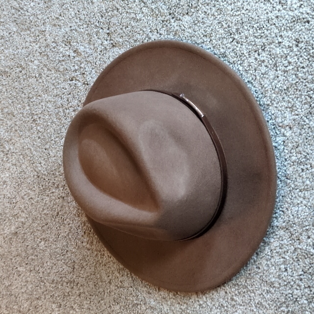 FURTALK Fedora Hats for Men Women 100% Australian Wool Felt Wide Brim Hat Leathe
